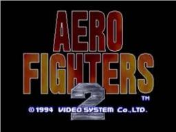 Aero Fighters 2 Title Screen